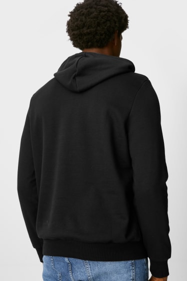 Heren - Set van 2 - hoodie - zwart