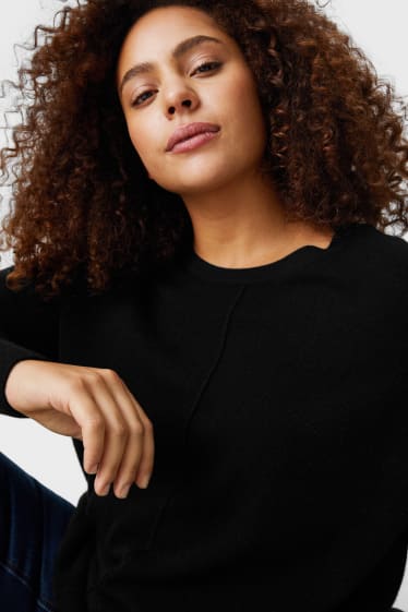 Women - Cashmere jumper - black