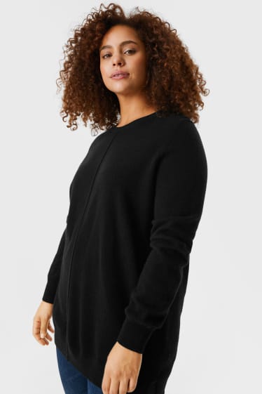 Women - Cashmere jumper - black