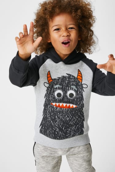 Children - Hoodie - light gray-melange