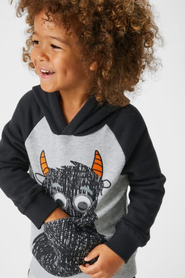 Children - Hoodie - light gray-melange