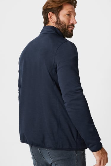 Mężczyźni - Rozpinana bluza polarowa - THERMOLITE® - ciemnoniebieski