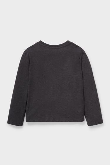 Children - Long sleeve top - shiny - gray-melange