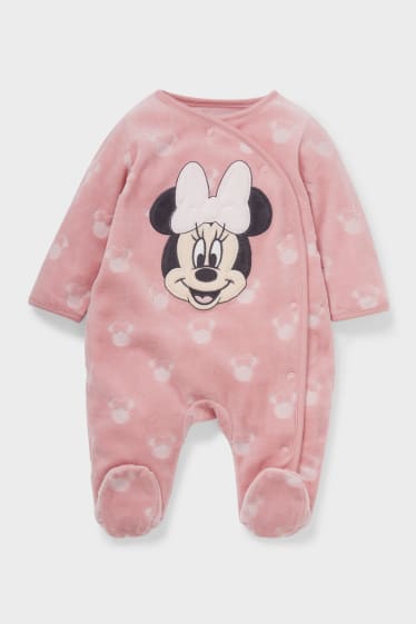 Babys - Minnie Maus - Baby-Schlafanzug - dunkelrosa