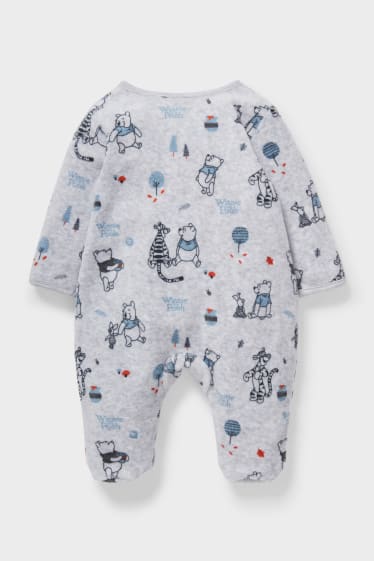 Bébés - Winnie l’ourson - pyjama pour bébé - gris clair chiné