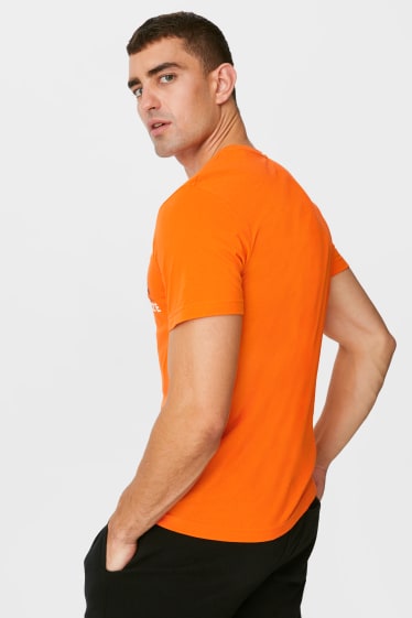 Uomo - T-shirt tecnica - da materiali riciclati - arancione
