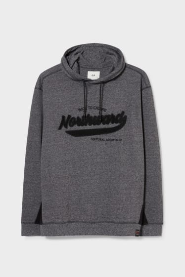 Men - Hoodie - gray-melange