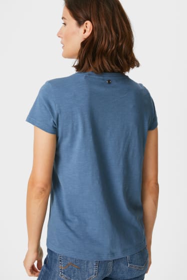 Kobiety - MUSTANG - T-shirt - niebieski