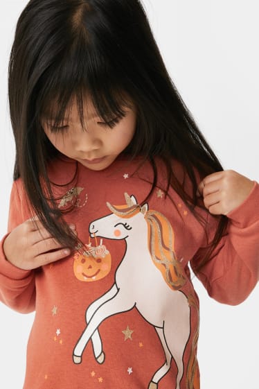 Children - Unicorn - sweatshirt - terracotta