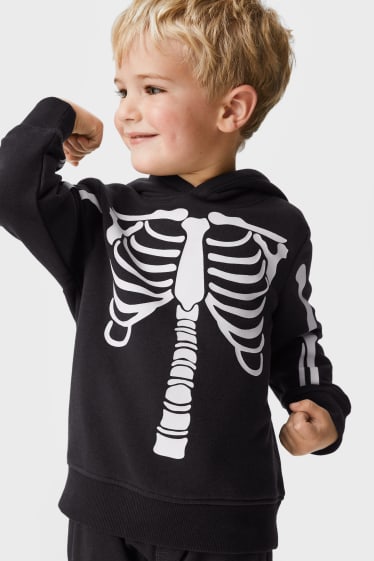 Children - Hoodie - glow-in-the-dark - black