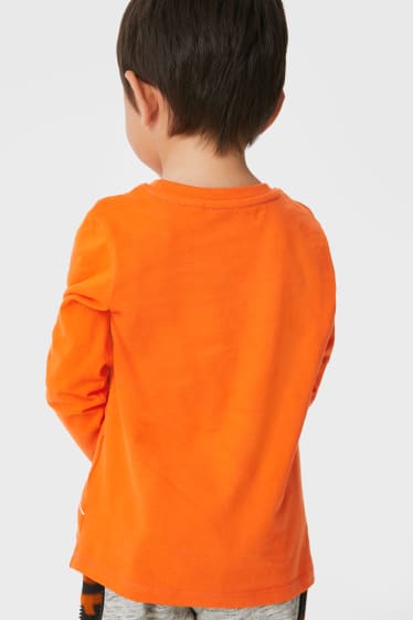 Kinder - Langarmshirt - orange
