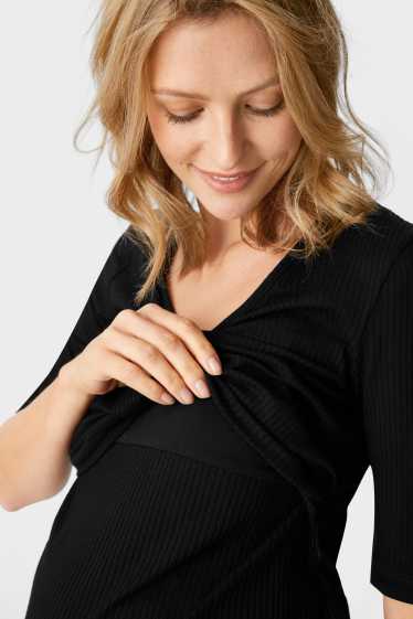 Women - Nursing T-shirt - black