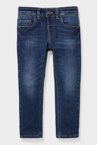 Kinder - Slim Jeans - Thermojeans - jeans-dunkelblau