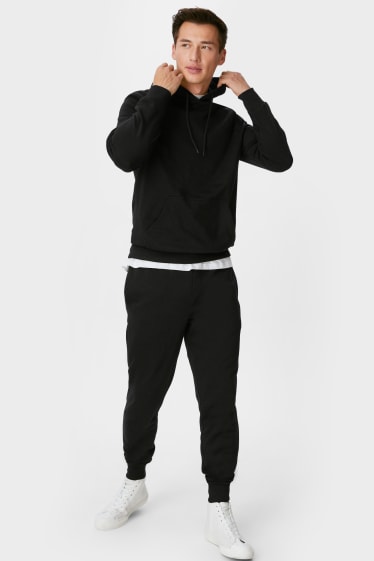Heren - Set - hoodie en joggingbroek - 2-delig - zwart