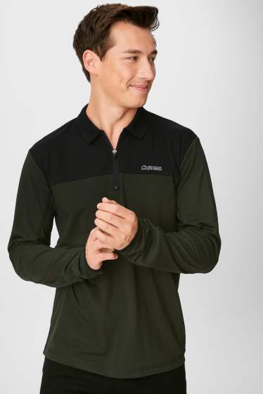 Men - Active long sleeve top - green