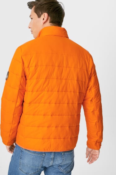 Herren - Steppjacke - recycelt - orange