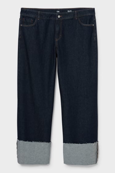 Dames - Wide leg jeans - jeansdonkerblauw