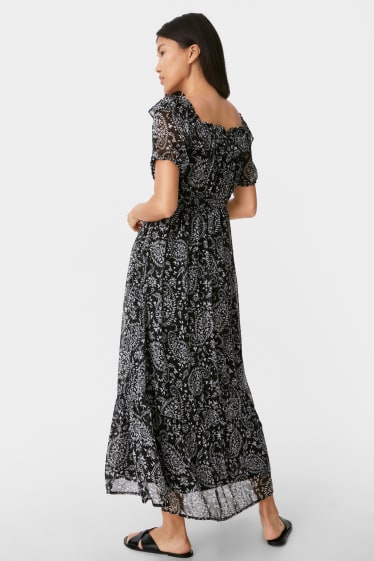 Women - Chiffon dress - black