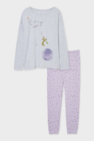 Mujer - Pijama  - El principito - gris claro jaspeado