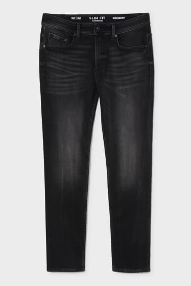 Hombre - CLOCKHOUSE - slim jeans - jog denim - vaqueros - gris oscuro