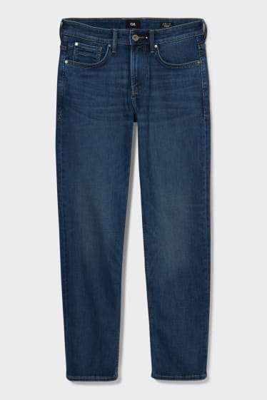 Uomo - Straight jeans - jeans termici - LYCRA® - jeans blu scuro