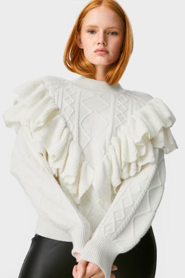 Women - CLOCKHOUSE - jumper - white