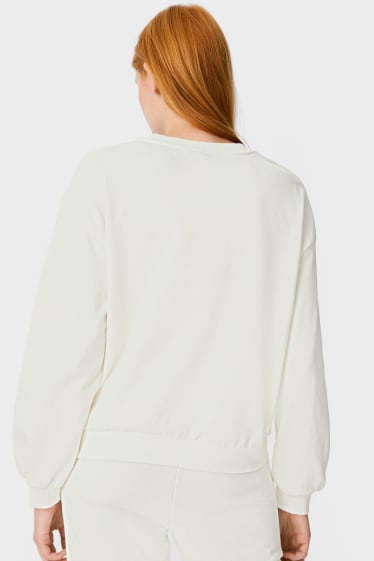 Dames - CLOCKHOUSE - sweatshirt - crème wit