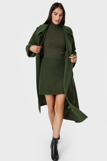 Women - Mini skirt - dark green