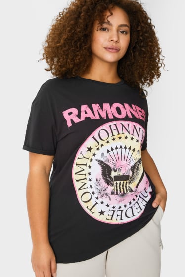 Femmes - CLOCKHOUSE - T-shirt - Ramones - noir