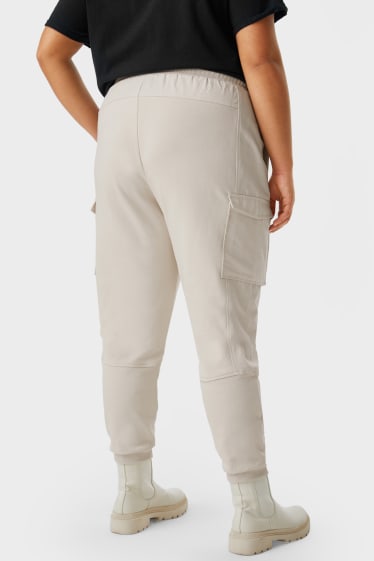 Femmes - Pantalon de jogging - crème