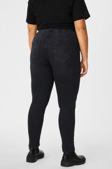 Damen - Jegging Jeans - Push-up-Effekt - jeans-dunkelgrau