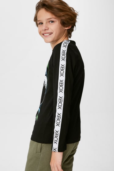 Bambini - Xbox - maglia a maniche lunghe - nero
