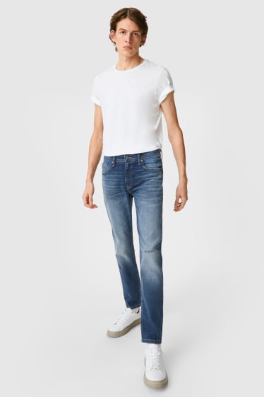 Heren - CLOCKHOUSE - skinny jeans - LYCRA® - jeansblauw