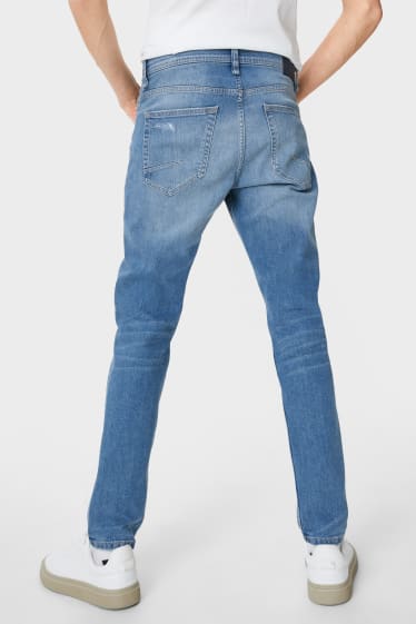 Mężczyźni - CLOCKHOUSE - skinny jeans - LYCRA® - dżins-niebieski