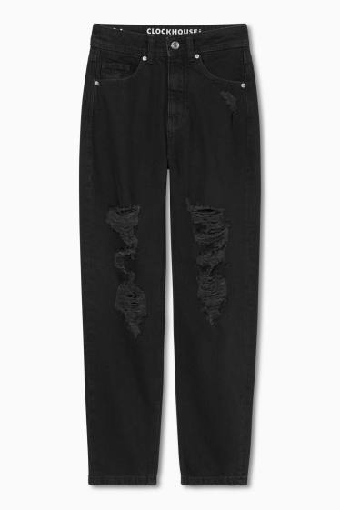 Women - CLOCKHOUSE - mom jeans - black