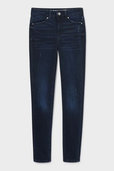 Dona - CLOCKHOUSE - skinny jeans - texà blau fosc
