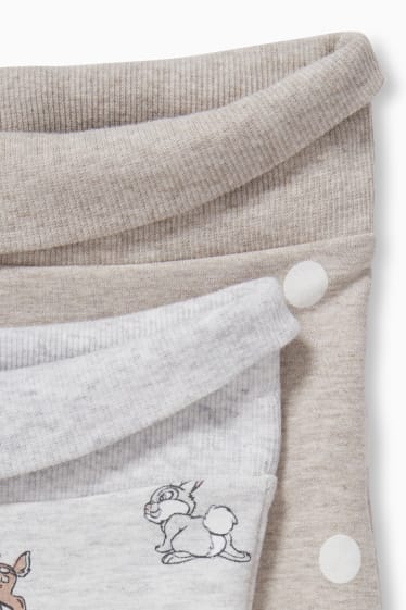 Babies - Multipack of 2 - Bambi - baby thermal leggings - light gray-melange