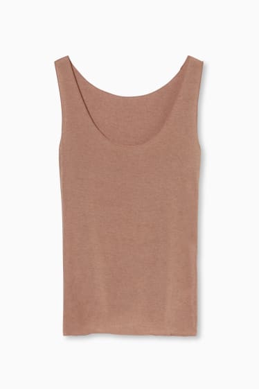 Women - Cashmere blend camisole - Nougat