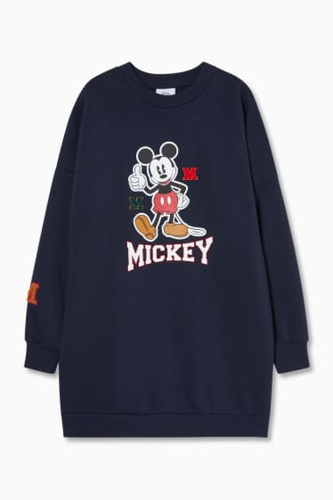 Women - CLOCKHOUSE - sweatshirt dress - Mickey Mouse - dark blue