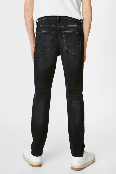 Uomo - CLOCKHOUSE - slim jeans - jog denim - jeans grigio scuro