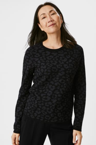 Kobiety - Sweter - czarny