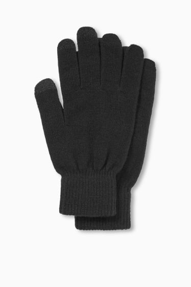 Pánské - CLOCKHOUSE - rukavice - černá