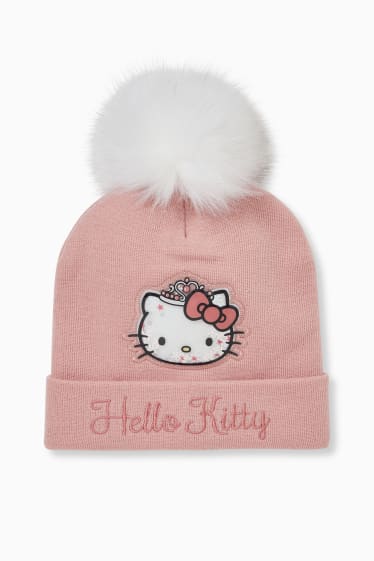 Kinder - Hello Kitty - Mütze - rosa