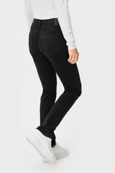 Kobiety - Slim jeans - dżins-ciemnoszary