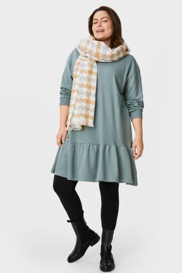 Women - Sweatshirt dress - mint green