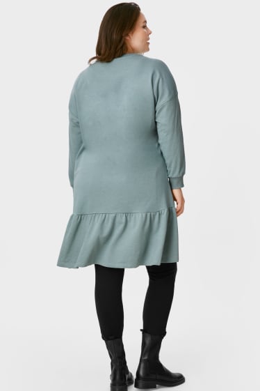 Women - Sweatshirt dress - mint green