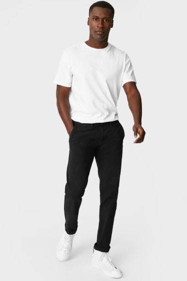 Home - Pantalons xinos - slim fit - Flex - negre