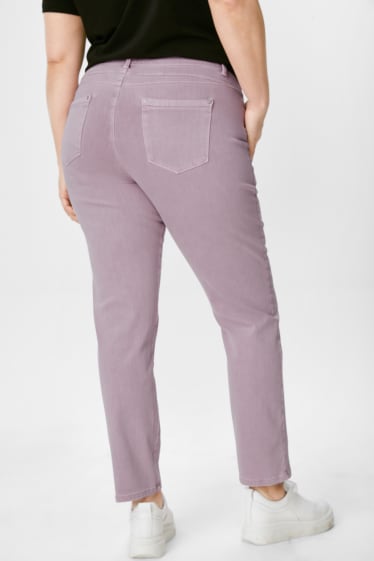 Donna - Pantaloni - slim fit - viola chiaro