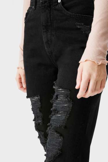 Women - CLOCKHOUSE - mom jeans - black