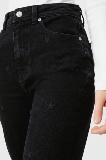 Tieners & jongvolwassenen - CLOCKHOUSE - slim ankle jeans - zwart